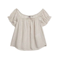 D3 OVIN SS 1/2 BUTTON WOVEN TOP ΜΠΛΟΥΖΑ ΓΥΝΑΙΚΕΙΟ