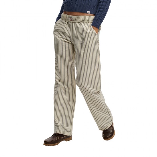 D2 OVIN COTTON STRIPE ELASTIC TROUSER ΠΑΝΤΕΛΟΝΙ ΓΥ