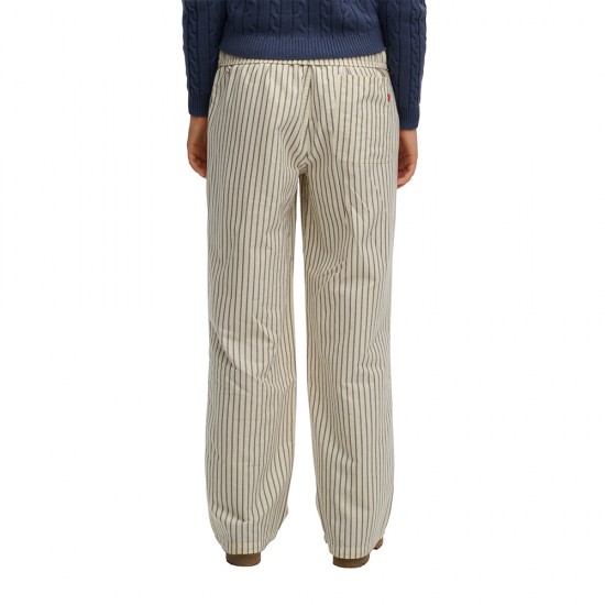D2 OVIN COTTON STRIPE ELASTIC TROUSER ΠΑΝΤΕΛΟΝΙ ΓΥ