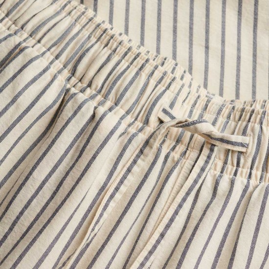 D2 OVIN COTTON STRIPE ELASTIC TROUSER ΠΑΝΤΕΛΟΝΙ ΓΥ