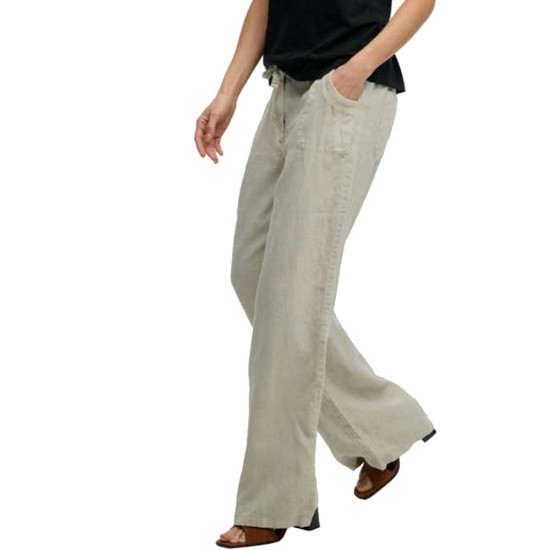 D2 STUD LINEN LOW RISE PANT ΠΑΝΤΕΛΟΝΙ ΓΥΝΑΙΚΕΙΟ