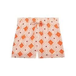 D4 OVIN COTTON PRINTED BEACH SHORT ΣΟΡΤΣ ΓΥΝΑΙΚΕΙΟ
