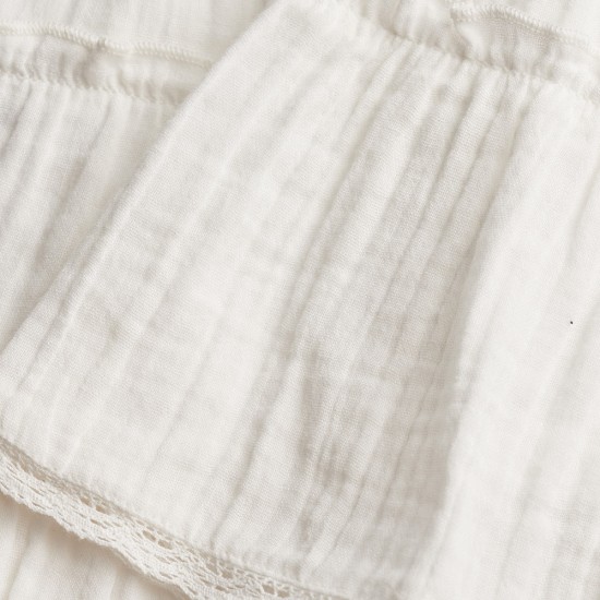 D4 OVIN CHEESECLOTH TIERED MINI SKIRT ΦΟΥΣΤΑ ΓΥΝΑΙ