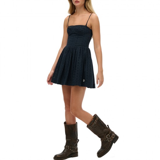 D4 OVIN BRODERIE CAMI MINI DRESS ΦΟΡΕΜΑ ΓΥΝΑΙΚΕΙΟ