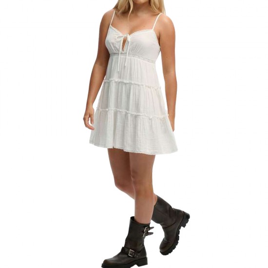D4 OVIN CHEESECLOTH TIERED MINI DRESS ΦΟΡΕΜΑ ΓΥΝΑΙ
