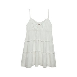 D4 OVIN CHEESECLOTH TIERED MINI DRESS ΦΟΡΕΜΑ ΓΥΝΑΙ