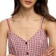 D3 OVIN GINGHAM CAMI PLAYSUIT ΦΟΡΕΜΑ ΓΥΝΑΙΚΕΙΟ D3 OVIN GINGHAM CAMI PLAYSUIT ΦΟΡΕΜΑ ΓΥΝΑΙΚΕΙΟ
