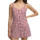 D3 OVIN GINGHAM CAMI PLAYSUIT ΦΟΡΕΜΑ ΓΥΝΑΙΚΕΙΟ D3 OVIN GINGHAM CAMI PLAYSUIT ΦΟΡΕΜΑ ΓΥΝΑΙΚΕΙΟ