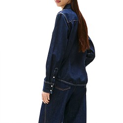 TOMMY JEANS REGULAR FIT LS SHIRT BLUE