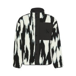 CALVIN KLEIN LS JAQUARD 3 SHERPA JACKET