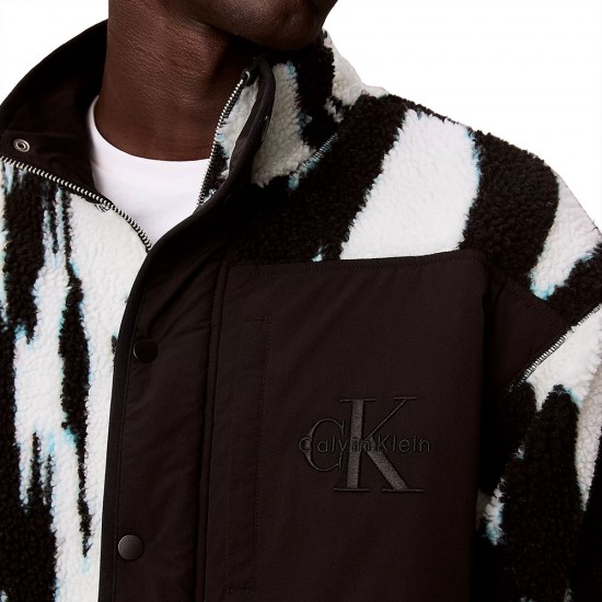 CALVIN KLEIN LS JAQUARD 3 SHERPA JACKET CALVIN KLEIN LS JAQUARD 3 SHERPA JACKET