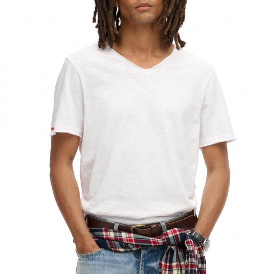 D3 STUD RAW EDGE SLUB V T SHIRT ΜΠΛΟΥΖΑ ΑΝΔΡΙΚΟ