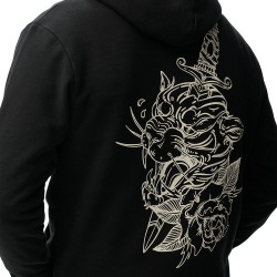 D2 OVIN TATTOO FLASH LOOSE HOOD ΦΟΥΤΕΡ ΑΝΔΡΙΚΟ