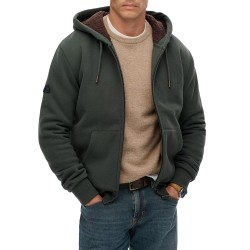 D1 BORG LINED ZIPHOOD ΦΟΥΤΕΡ ΑΝΔΡΙΚΟ