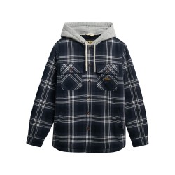 D2 OVIN SURPLUS HOODED CHECK SHIRT ΠΟΥΚΑΜΙΣΟ ΑΝΔΡΙ