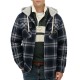 D2 OVIN SURPLUS HOODED CHECK SHIRT ΠΟΥΚΑΜΙΣΟ ΑΝΔΡΙ