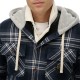 D2 OVIN SURPLUS HOODED CHECK SHIRT ΠΟΥΚΑΜΙΣΟ ΑΝΔΡΙ