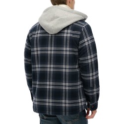 D2 OVIN SURPLUS HOODED CHECK SHIRT ΠΟΥΚΑΜΙΣΟ ΑΝΔΡΙ