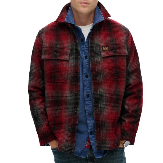 D2 OVIN WOOL MILLER OVERSHIRT ΠΟΥΚΑΜΙΣΟ ΑΝΔΡΙΚΟ