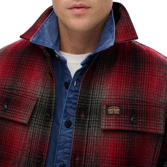 D2 OVIN WOOL MILLER OVERSHIRT ΠΟΥΚΑΜΙΣΟ ΑΝΔΡΙΚΟ