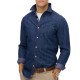 D2 STUD ESSENTIALS L/S DENIM SHIRT ΠΟΥΚΑΜΙΣΟ ΑΝΔΡΙ