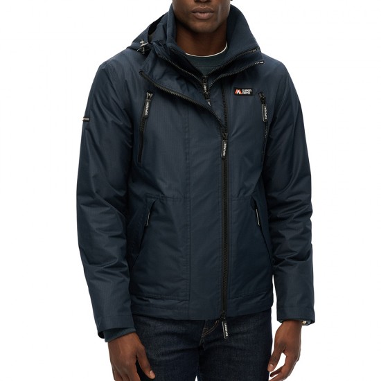 D1 SDSW HOODED MTN WINDBREAKER JACKET ΜΠΟΥΦΑΝ ΑΝΔΡ