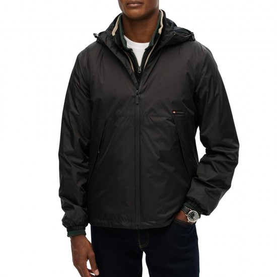 D1 SDSW HOODED LOGO WINDBREAKER JACKET ΜΠΟΥΦΑΝ ΑΝΔ D1 SDSW HOODED LOGO WINDBREAKER JACKET ΜΠΟΥΦΑΝ ΑΝΔ