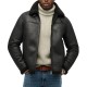 FAUX SHEARLING AVIATOR JACKET ΜΠΟΥΦΑΝ ΑΝΔΡΙΚΟ