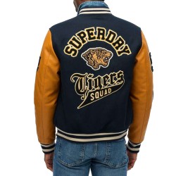 D1 OVIN VINTAGE PATCHED VARSITY JKT ΜΠΟΥΦΑΝ ΑΝΔΡΙΚ