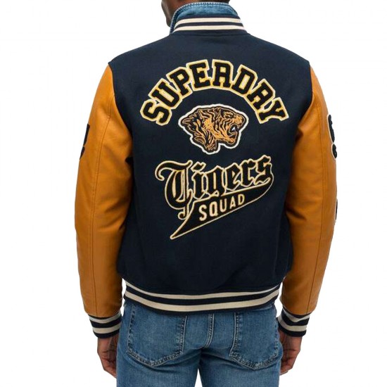 D1 OVIN VINTAGE PATCHED VARSITY JKT ΜΠΟΥΦΑΝ ΑΝΔΡΙΚ
