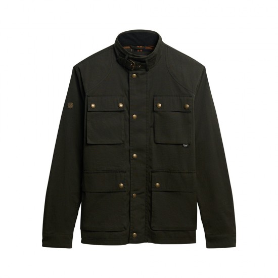 D3 STUD MERCHANT WAX RACER JACKET ΜΠΟΥΦΑΝ ΑΝΔΡΙΚΟ