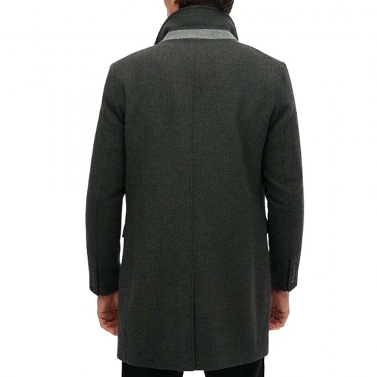 D3 STUD TAILORED 2 IN 1 TOWN COAT ΜΠΟΥΦΑΝ ΑΝΔΡΙΚΟ