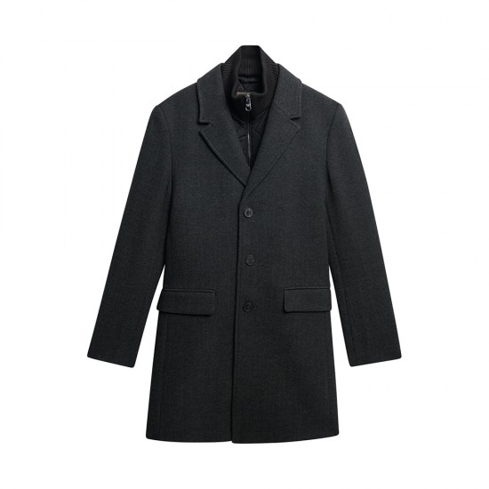 D3 STUD TAILORED 2 IN 1 TOWN COAT ΜΠΟΥΦΑΝ ΑΝΔΡΙΚΟ