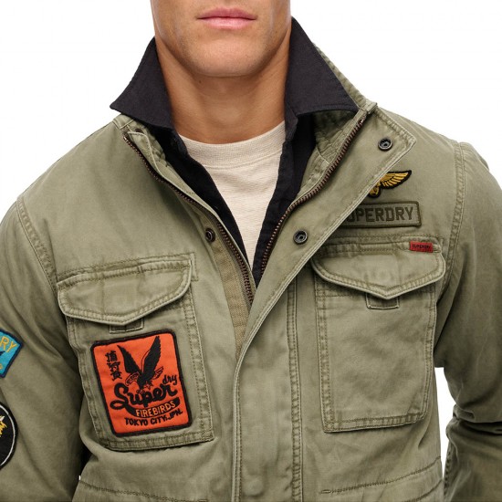 D1 OVIN PATCHED M65 JACKET ΜΠΟΥΦΑΝ ΑΝΔΡΙΚΟ