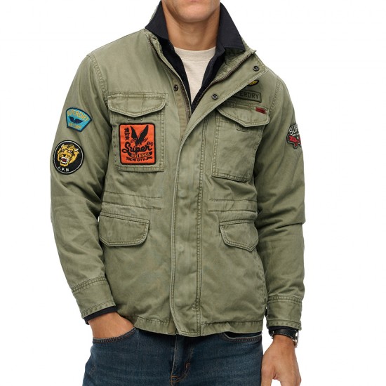 D1 OVIN PATCHED M65 JACKET ΜΠΟΥΦΑΝ ΑΝΔΡΙΚΟ