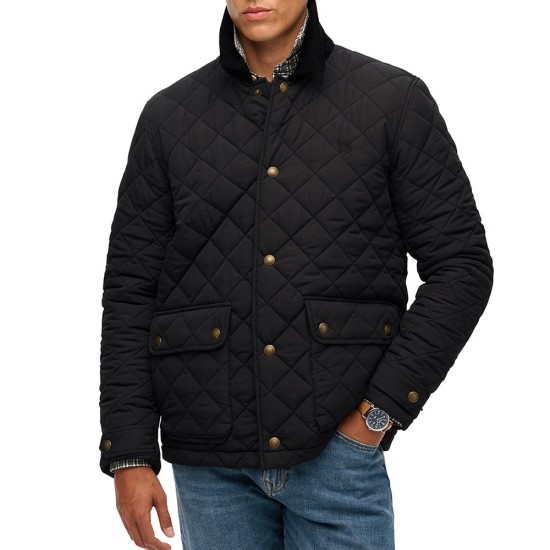 D3 STUD QUILTED ESTATE COACH JACKET ΜΠΟΥΦΑΝ ΑΝΔΡΙΚ