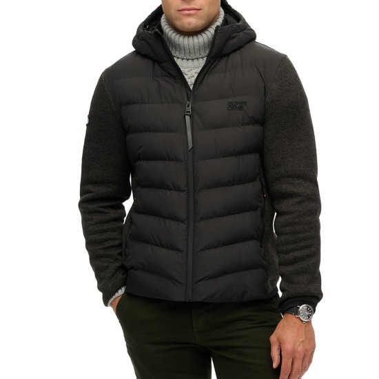 D2 SDSW HOODED STORM KNIT HYBRID JKT ΜΠΟΥΦΑΝ ΑΝΔΡΙ