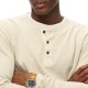 D1 OVIN WAFFLE LONG SLEEVE HENLEY TOP ΜΠΛΟΥΖΑ ΑΝΔΡ