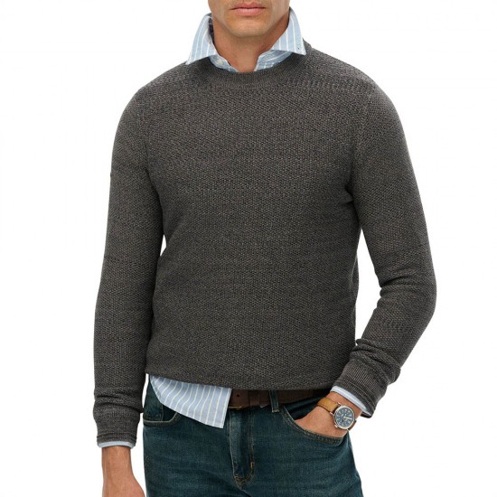 D1 OVIN LW COTTON TEXTURE JUMPER ΠΛΕΚΤΟ ΑΝΔΡΙΚΟ D1 OVIN LW COTTON TEXTURE JUMPER ΠΛΕΚΤΟ ΑΝΔΡΙΚΟ