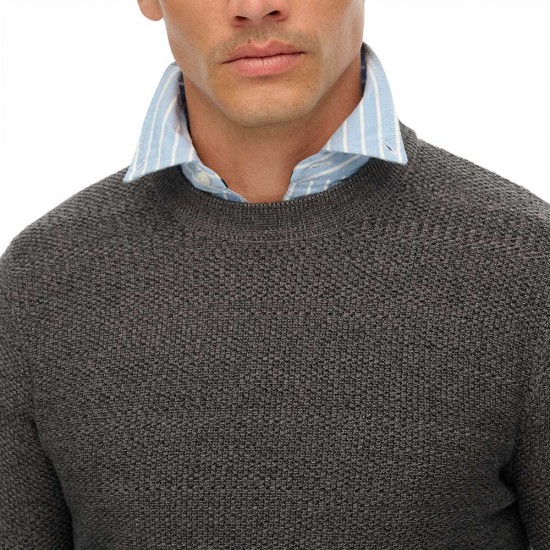 D1 OVIN LW COTTON TEXTURE JUMPER ΠΛΕΚΤΟ ΑΝΔΡΙΚΟ D1 OVIN LW COTTON TEXTURE JUMPER ΠΛΕΚΤΟ ΑΝΔΡΙΚΟ