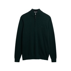 D1 STUD ESSENTIALS COTTON HALF ZIP ΠΛΕΚΤΟ ΑΝΔΡΙΚΟ