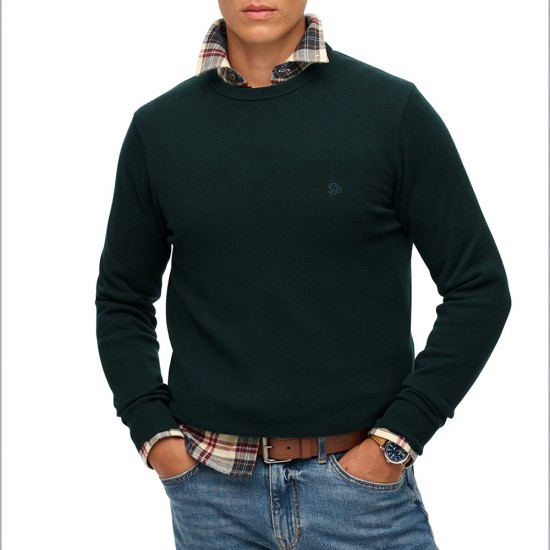 D1 STUD ESSENTIALS COTTON JUMPER ΠΛΕΚΤΟ ΑΝΔΡΙΚΟ D1 STUD ESSENTIALS COTTON JUMPER ΠΛΕΚΤΟ ΑΝΔΡΙΚΟ