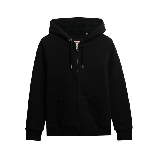 D2 OVIN BORG LINED ZIPHOOD ΦΟΥΤΕΡ ΓΥΝΑΙΚΕΙΟ