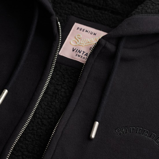 D2 OVIN BORG LINED ZIPHOOD ΦΟΥΤΕΡ ΓΥΝΑΙΚΕΙΟ