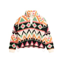 D2 OVIN SUPER SOFT PRINTED HENLEY ΦΟΥΤΕΡ ΓΥΝΑΙΚΕΙΟ