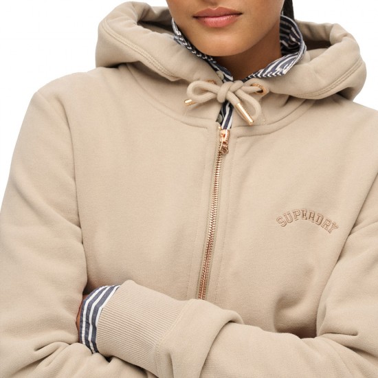 D1 OVIN ESSENTIAL LOGO ZIPHOOD HB ΦΟΥΤΕΡ ΓΥΝΑΙΚΕΙΟ