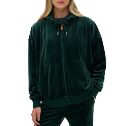 D1 SDSW COUNTRY CLUB VELOUR ZIPHOOD ΦΟΥΤΕΡ ΓΥΝΑΙΚΕ