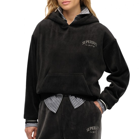 D2 SDSW COUNTRY CLUB VELOUR RELAX HOOD ΦΟΥΤΕΡ ΓΥΝΑ