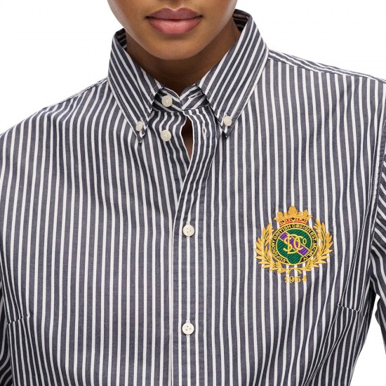 D2 OVIN SLIM CREST POPLIN L/S SHIRT ΠΟΥΚΑΜΙΣΟ ΓΥΝΑ