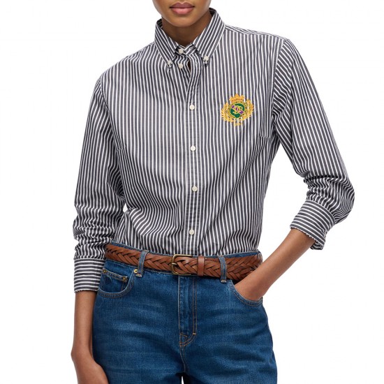 D2 OVIN SLIM CREST POPLIN L/S SHIRT ΠΟΥΚΑΜΙΣΟ ΓΥΝΑ